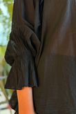 Zeta Otto Caleta Frill Top Black /4 =